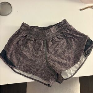lululemon athletica Heathered Gray Athletic Shorts